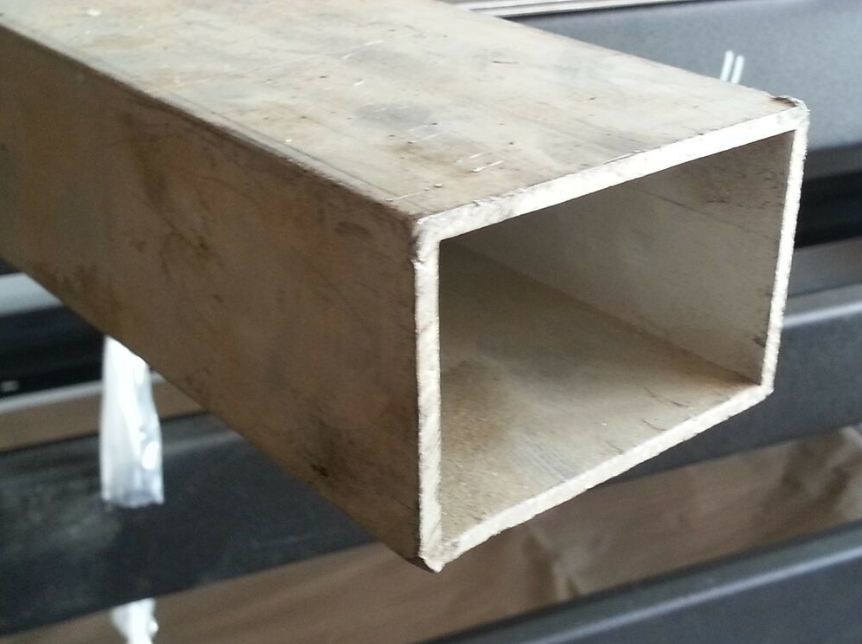 6063 T5 Aluminum Square Pipe 90 Degree Bendable Aluminium Square Box Tube