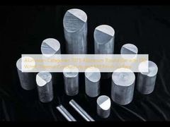 Aluminum Categories 7075 Aluminum Round Bar with 130 W/mK Thermal Conductivity and Mill Finish Surface