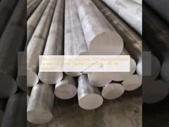 33% IACS Electrical Conductivity 7075 Aluminum Round Bar with 130 W/mK Thermal Conductivity and 11% Elongation