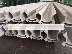 T Shape 4.2M Aluminium Extruded Profiles with 19.4mm Wall Thickness and 2.71 g/cc Density