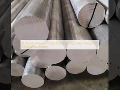 T6 Temper Aluminium Solid Round Bar High Shear Strength for Industrial Applications