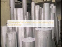 12 Feet Length 7075 Aluminum Round Bar for Heavy Duty Gears T6 Temper