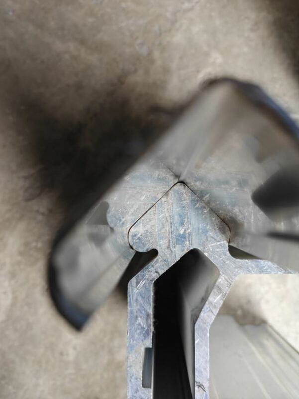 7005 Aluminum Alloy 4800MM Length Aluminium Extruded Profile for Hydraulic Rock Drilling Rig Feed Beam