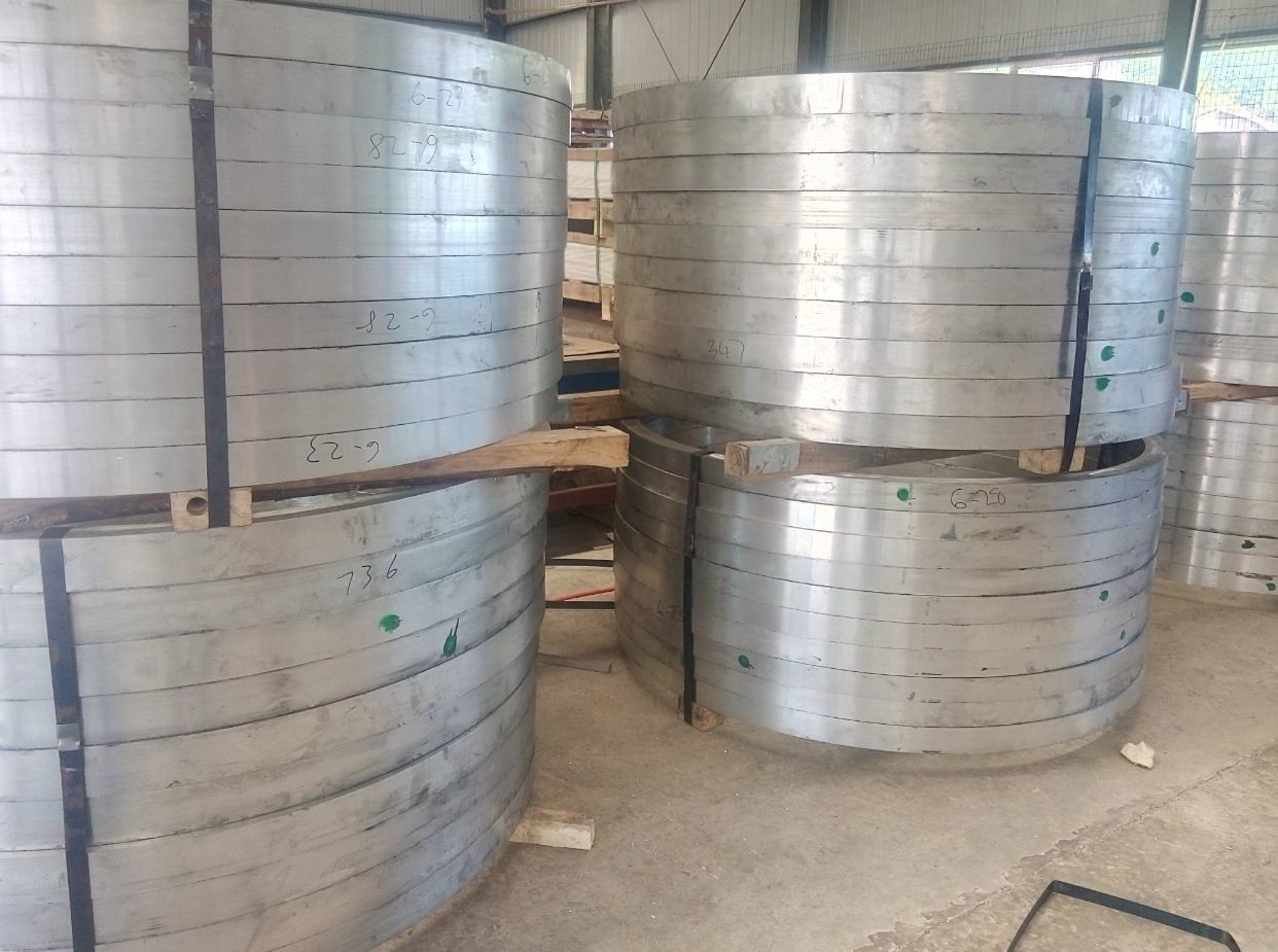 Rolled Ring Forgings Used In Aerospace Industry 7075 T6 Aluminum Forging Parts