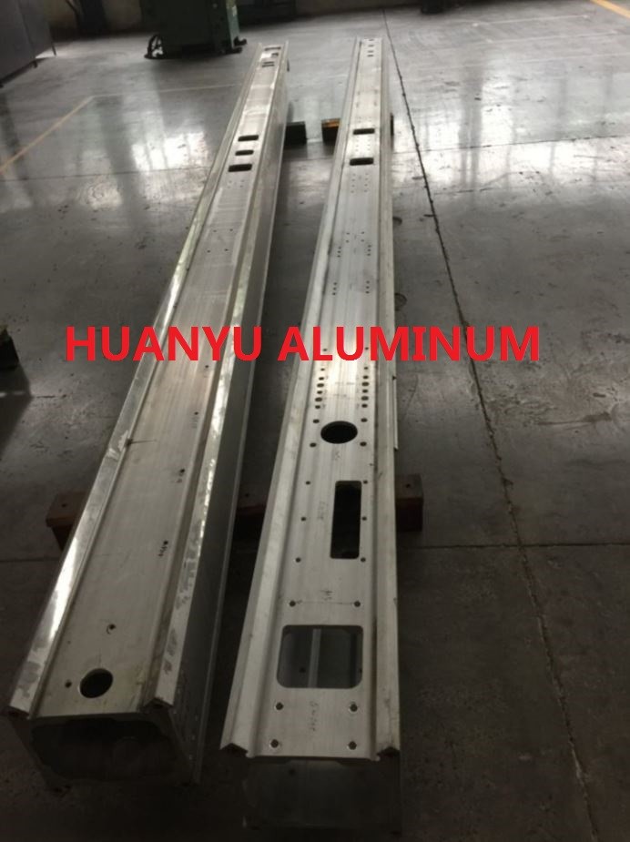 Feed Beam DTH Drill Rigs Aluminum Extrusion Profiles Mill Finish